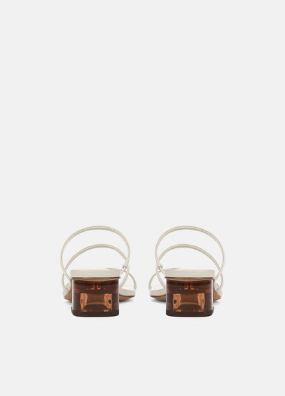 Palm Springs Leather Heeled Sandal in Shoes | VINCE Sale