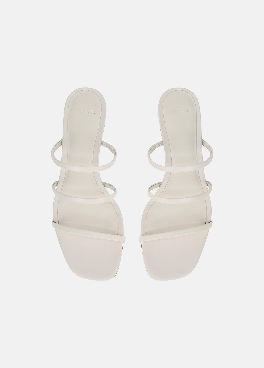Palm Springs Leather Heeled Sandal in Shoes | VINCE Sale
