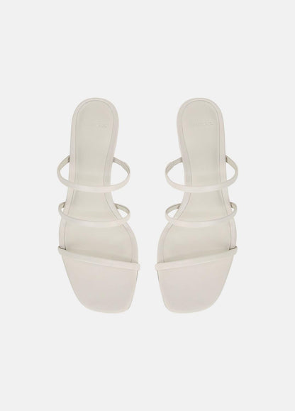 Palm Springs Leather Heeled Sandal in Shoes | VINCE Sale