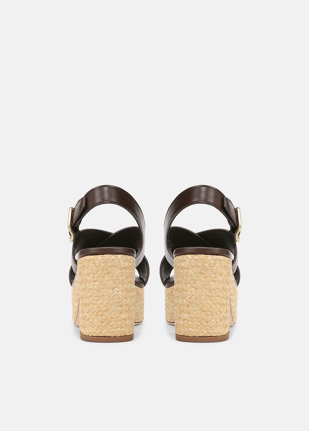 Clementina Leather Platform Sandal in Shoes | VINCE Sale