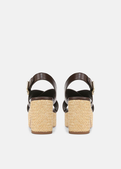 Clementina Leather Platform Sandal in Shoes | VINCE Sale
