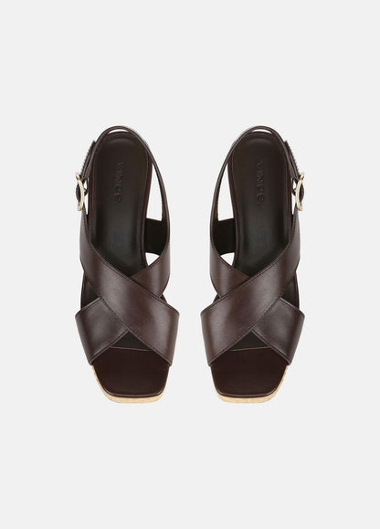 Clementina Leather Platform Sandal in Shoes | VINCE Sale