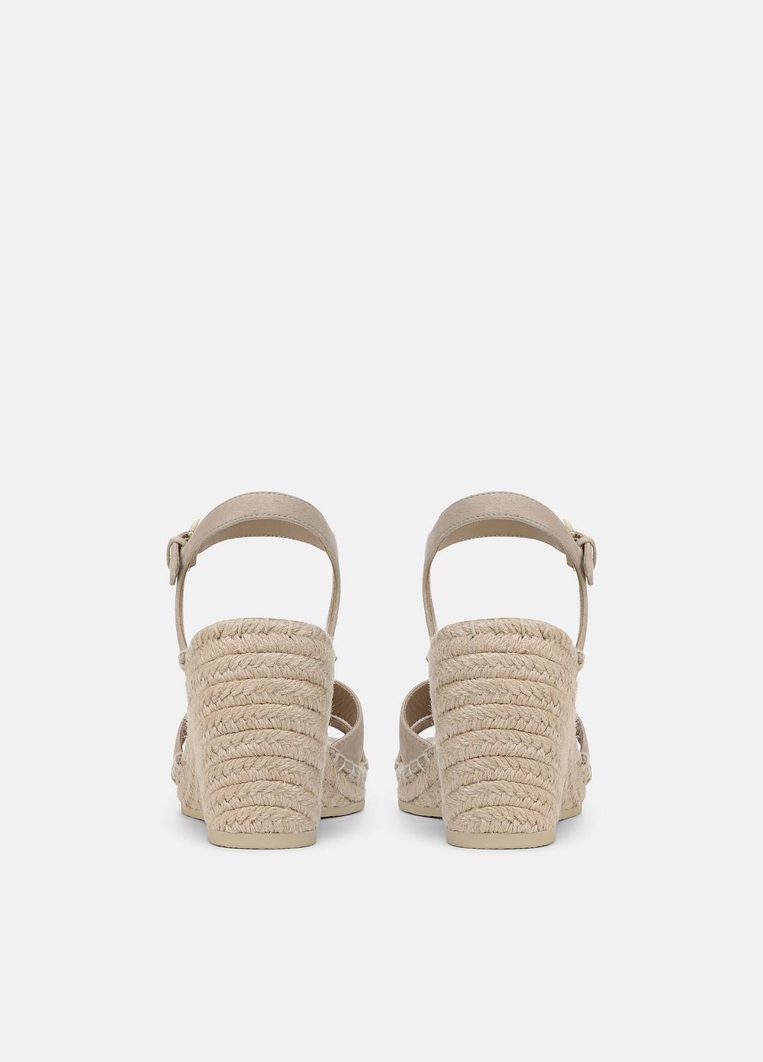 Gwen Suede Espadrille Wedge Sandals in Shoes | VINCE Sale