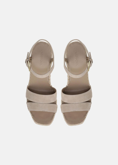 Gwen Suede Espadrille Wedge Sandals in Shoes | VINCE Sale