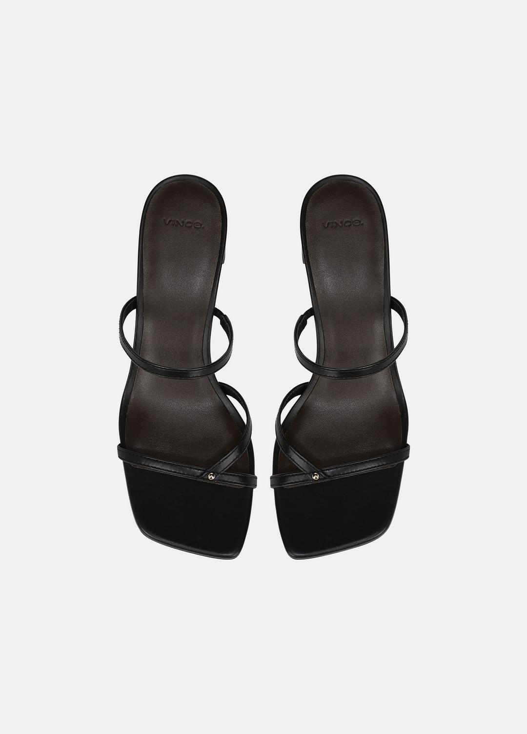 Ona Leather Heeled Sandal in Shoes | VINCE Sale