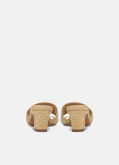Ariana Raffia Heeled Sandal in Shoes | VINCE Sale