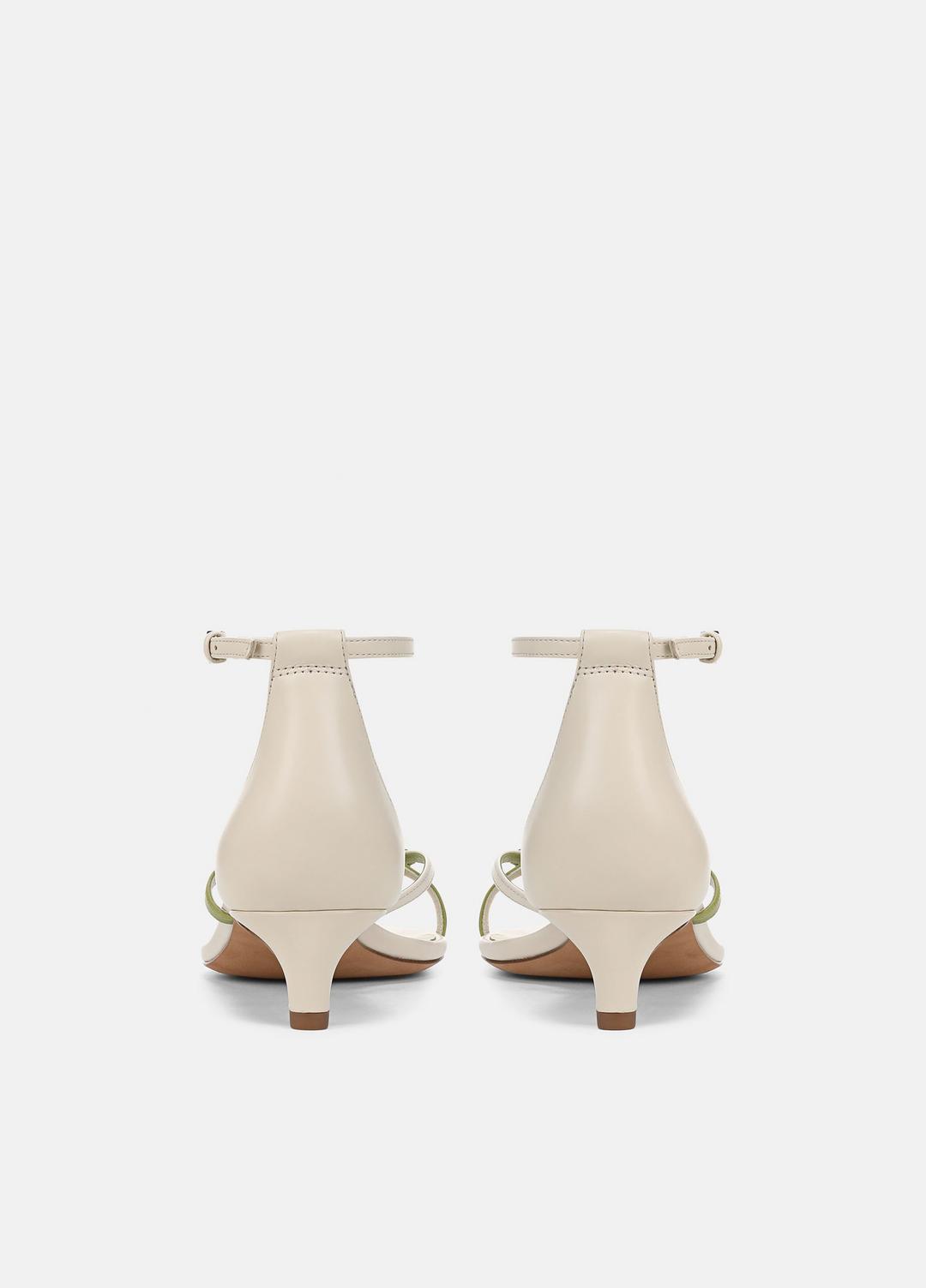 Siri Leather Heeled Sandal in Shoes | VINCE Sale
