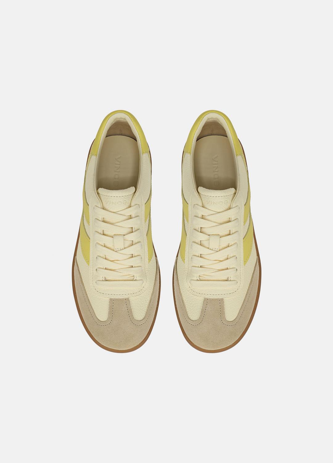 Oasis Leather & Suede Sneaker in Shoes | VINCE Sale