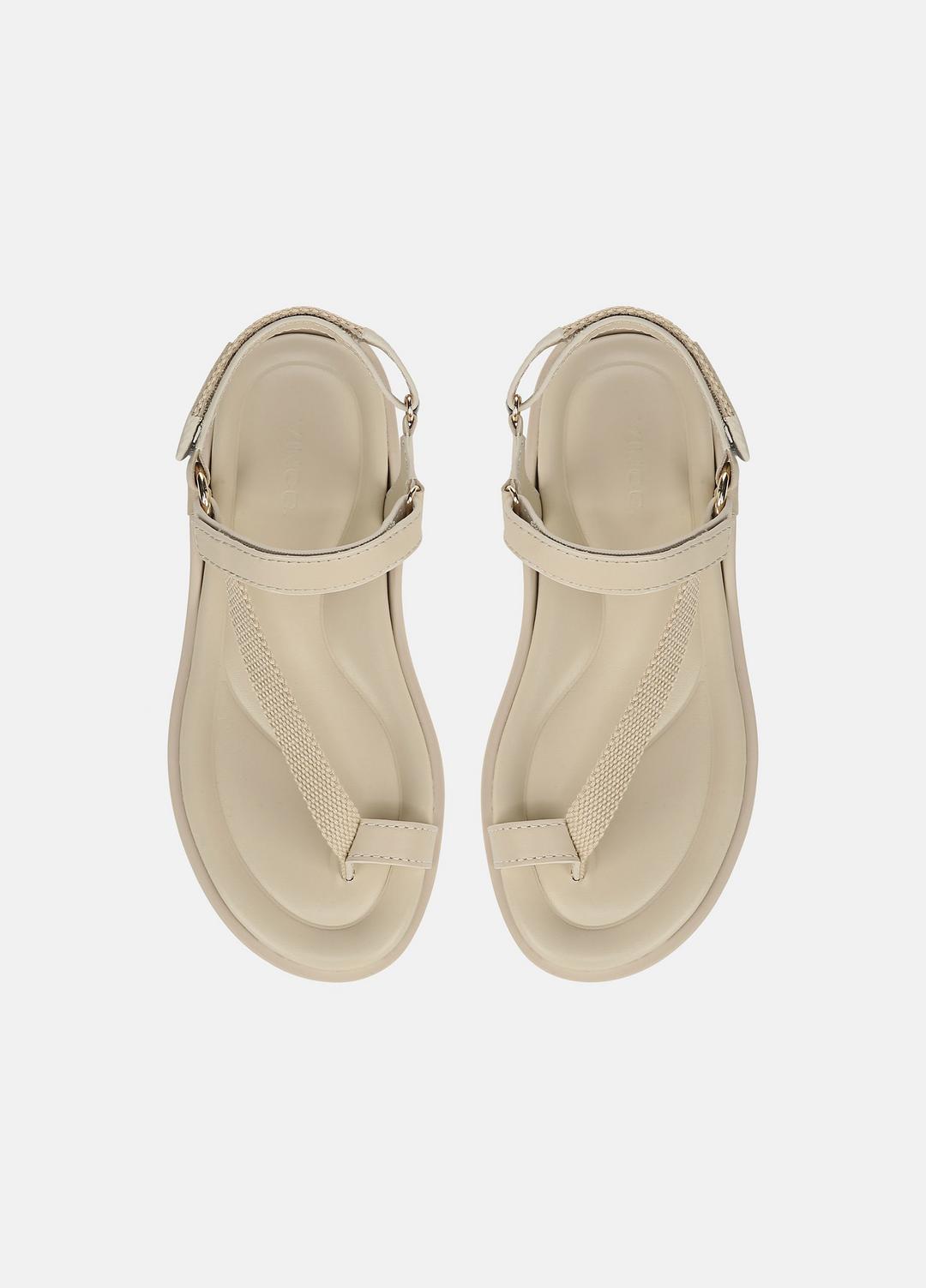 Summer Leather & Canvas Sandal in Shoes | VINCE Sale