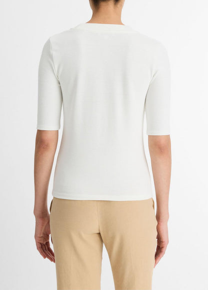 Jersey Elbow-Sleeve Henley in Shirts & Tees | VINCE Sale