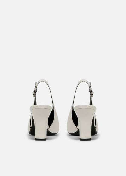 Devi Leather Slingback Pump in Shoes | VINCE Sale