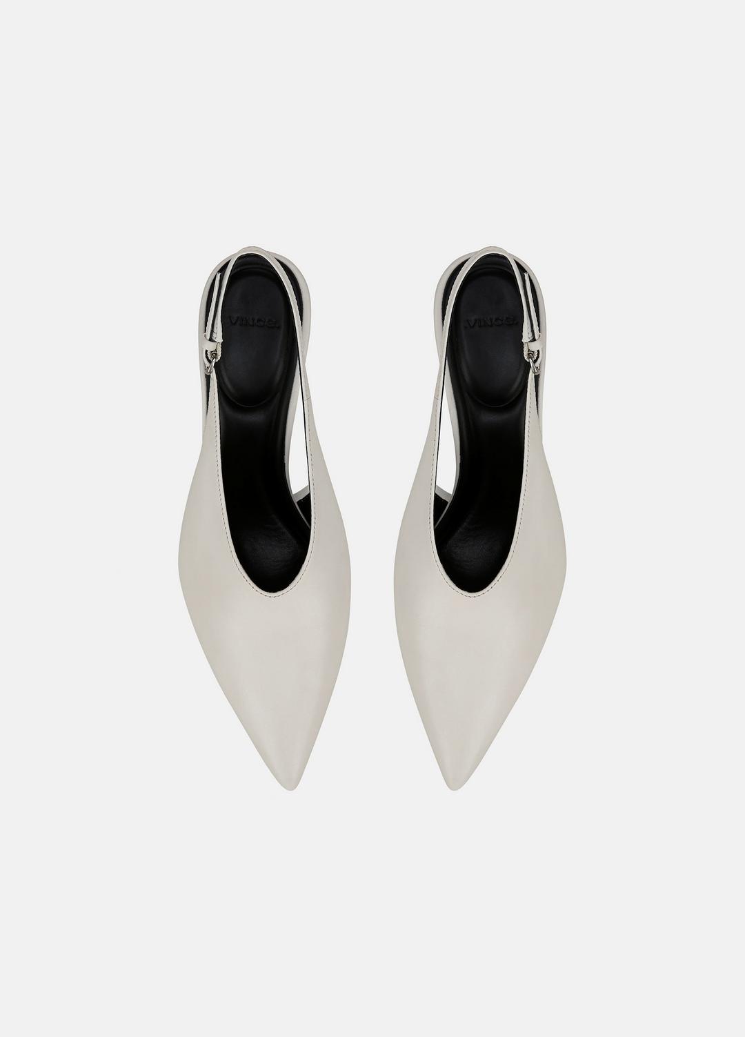 Devi Leather Slingback Pump in Shoes | VINCE Sale