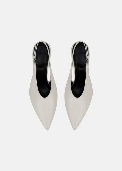 Devi Leather Slingback Pump in Shoes | VINCE Sale