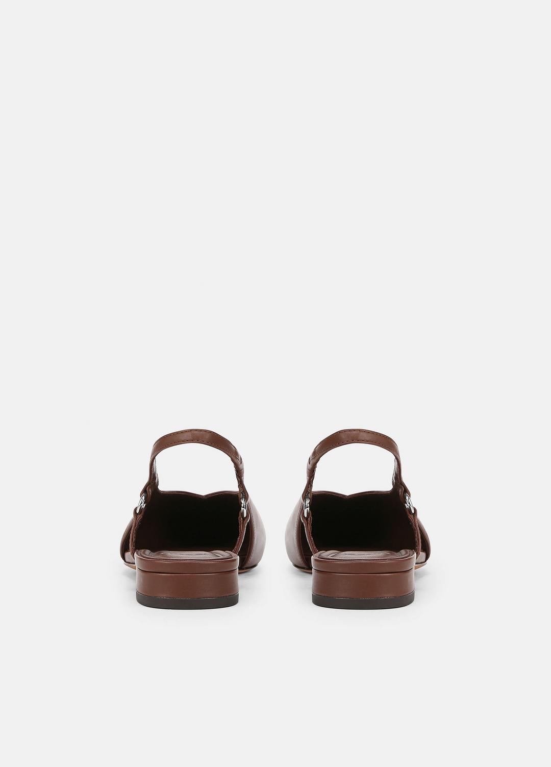 Ines Leather Slingback Flat in Shoes | VINCE Sale
