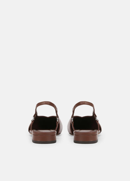 Ines Leather Slingback Flat in Shoes | VINCE Sale