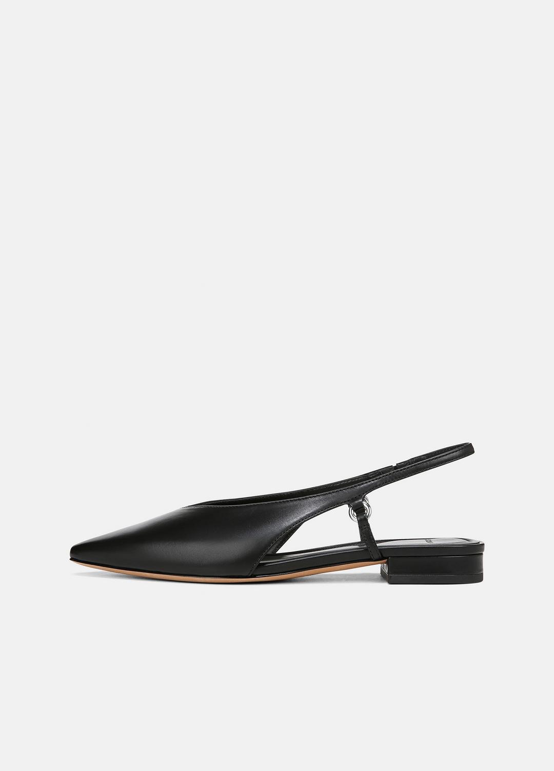 Ines Leather Slingback Flat in Shoes | VINCE Sale