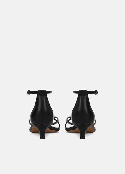 Siri Leather Heeled Sandal in Shoes | VINCE Sale