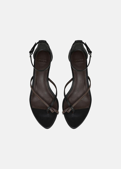 Siri Leather Heeled Sandal in Shoes | VINCE Sale